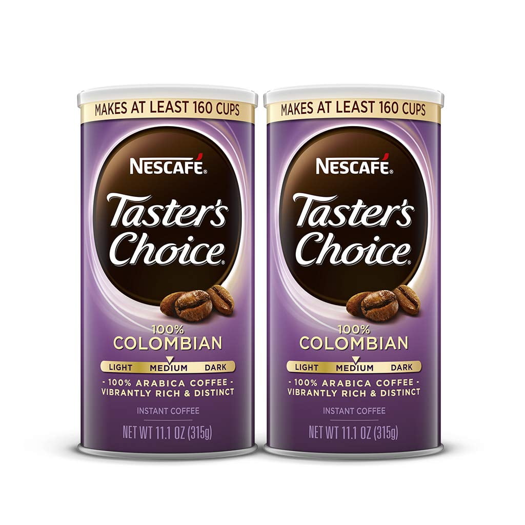 NESCAFE Taster's Choice, Colombian Medium Roast Instant Coffee, 11.1 oz