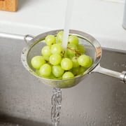 Prep Solutions 6 Inch Stainless Steel Mesh Strainer with Wide Brim