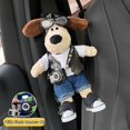 thumbnail image 3 of Nuevo cinturón de seguridad para automóvil, protector de hombro, lindo y creativo muñeco de perro maestro, cinturón de seguro para automóvil, cubierta de protección suave antiabrasión, accesorio, 3 of 5