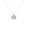 Rose, variant on Pure Elegance Cancer Zodiac Symbol Pendant Necklace Amethyst 925 Silver 14K White Gold Over For Women