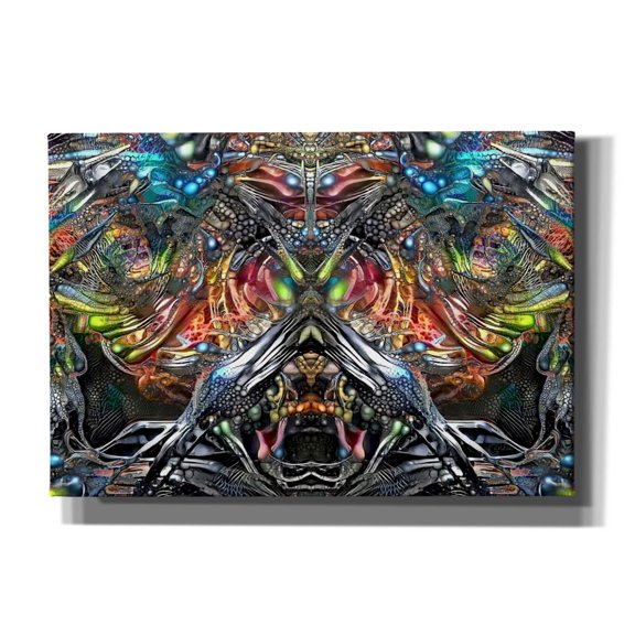 Epic Graffiti 'Offender' by Pedro Gavidia, Canvas Wall Art, 26"x18"