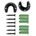 thumbnail image 1 of SHISUYAN 2 Pcs Support de Tringle de Placard Support de Tringle de Placard Supports de Tringle de Douche en Acier Inoxydable pour Mur, 1 of 8