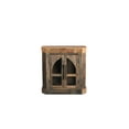 thumbnail image 7 of Taran Designs Milton 2-door Solid Wood Accent Cabinet in Dark Brown, 7 of 7