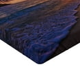 thumbnail image 2 of Ambesonne Hawaii Fitted Sheet, Pacific Sunrise Lanikai, Twin XL Size, Purple Umber, 2 of 3