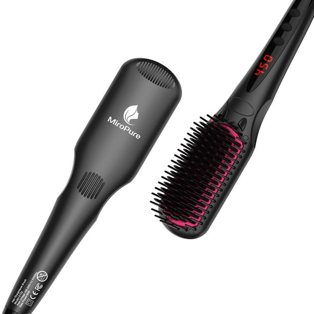 MiroPure S102 MCH Heating Dual Ionic Straightener Heat Brush Hair Tool