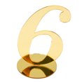 thumbnail image 1 of Wedding Table Number with Holder Base Acrylic Gold Silver Table Sign Seat Card, 1 of 7
