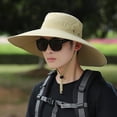 thumbnail image 4 of Zhengup 6" Super Wide Brim Sun Hats, Men and Women Bucket Hat for Fishing Hiking Garden Lawn Work Safari Camping Outdoor, 4 of 8