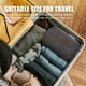 thumbnail image 5 of Neceser de viaje tipo emisario de piel y lona para hombre, color gris, 5 of 6
