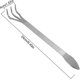 thumbnail image 3 of Hand Rake Bonsai Tools 3 Claw Stainless Steel Tined Rake Set With Ergonomic Handle For Gardening Plants, 3 of 5