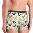 thumbnail image 4 of Kdxio Men's Boxer Briefs with Chicken Cartoon Print - Comfortable and Breathable Underwear for Everyday Wear, 4 of 7