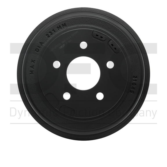 Dynamic Friction Company True Balanced Brake DRUM (1) 365-47025 For 2006-2007 Chevrolet Malibu, 2006-2008 Chevrolet HHR, 2007-2008 Chevrolet Cobalt, 2007-2008 Pontiac G5