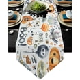 thumbnail image 1 of Cotton Linen Table Runners Halloween Theme Mission Pumpkin Ghost Spider Kitchen Dining Burlap Table Decoration for Home Party Decor 13 x 70 Inch, 1 of 8