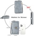 thumbnail image 5 of FALAN MULE Wallet for Women RFID Blocking Leather Clutch Long Purse Large Capacity Credit Card Holder Wristlet, 5 of 8