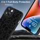 thumbnail image 3 of Funda de teléfono TEAUGHT compatible con iPhone 14 Black Leopard, 3 of 6