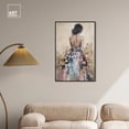 thumbnail image 4 of Dress in Spring Bloom Canvas Inspiring Women Protraits by Art Remedy, Black Frame, 24" x 36", 4 of 8