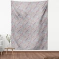 thumbnail image 4 of Ambesonne Bohemian Fabric by the Yard Upholstery, Waving Art Modern Leaves, 5 Yards, Pale Lavender and Pale Tan, 4 of 5