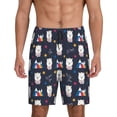 thumbnail image 1 of Fotbe Llamas 1 Pantalones Cortos de Pijama para Hombre, Ropa de Dormir, Pantalones de Pijama Cortos para Hombre-XX-Large, 1 of 6