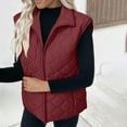 thumbnail image 4 of Women's Fleece Vest Outerwear Sleeveless Lightweight Zip Jackets Warm Soft Vests with Zipper Pockets, 4 of 7
