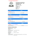 thumbnail image 2 of Front Brake Pad and Rotor Kit - Compatible with 1996 - 1999 Volkswagen Jetta 1997 1998, 2 of 2