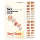 thumbnail image 1 of Tiras de uñas Heyhae, gel semicurado, degradado, dorado y primavera, 28 unidades, 1 of 6