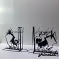 thumbnail image 3 of Shinelab Siberian Husk Metal Bookends Custom Pet Dog Name Bookend Gift, Animal Desk Bookshelf Decor 7187, 3 of 3