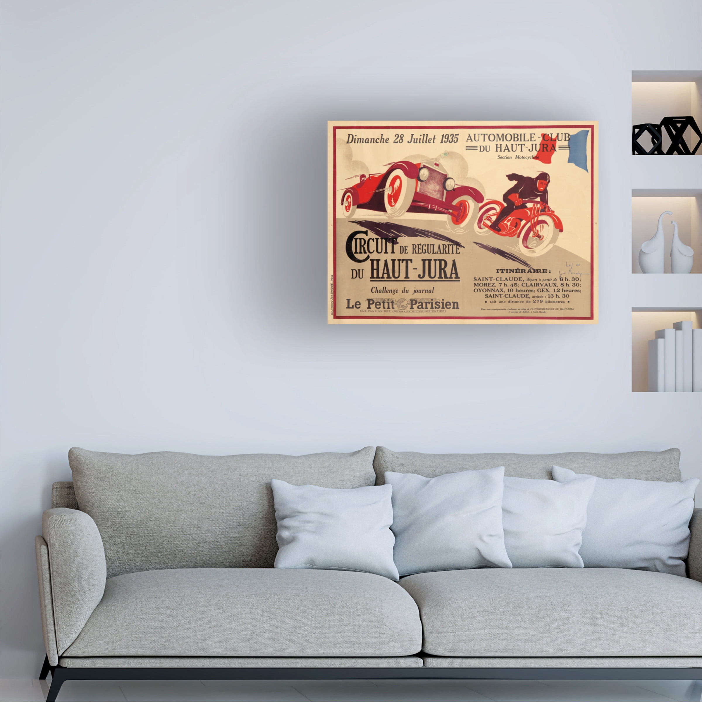 Lantern Press 'Racing 16' Canvas Art
