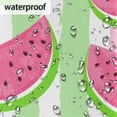 thumbnail image 6 of Watermelon Stripes Shower Curtain for Bathroom Shower Curtain Set with 12 Hooks Waterproof Fabric Bath Curtain for Bathtub Restroom Decor, 72 X 72 in, 6 of 6