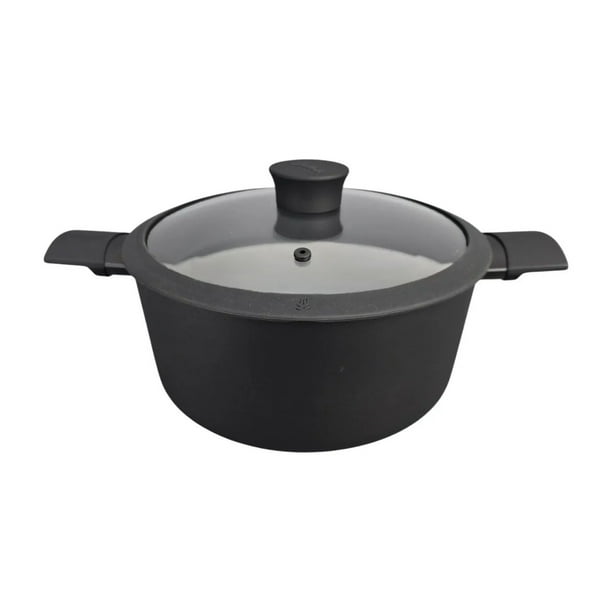 Olla Cacerola Cocina HUDSON 24cm Aluminio Antiadherente asas