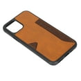 thumbnail image 2 of Para iPhone 11 Pro Funda de protección PU PC Caja de teléfono ultra delgada a prueba de golpes con billetera lateral Amarillo, 2 of 14