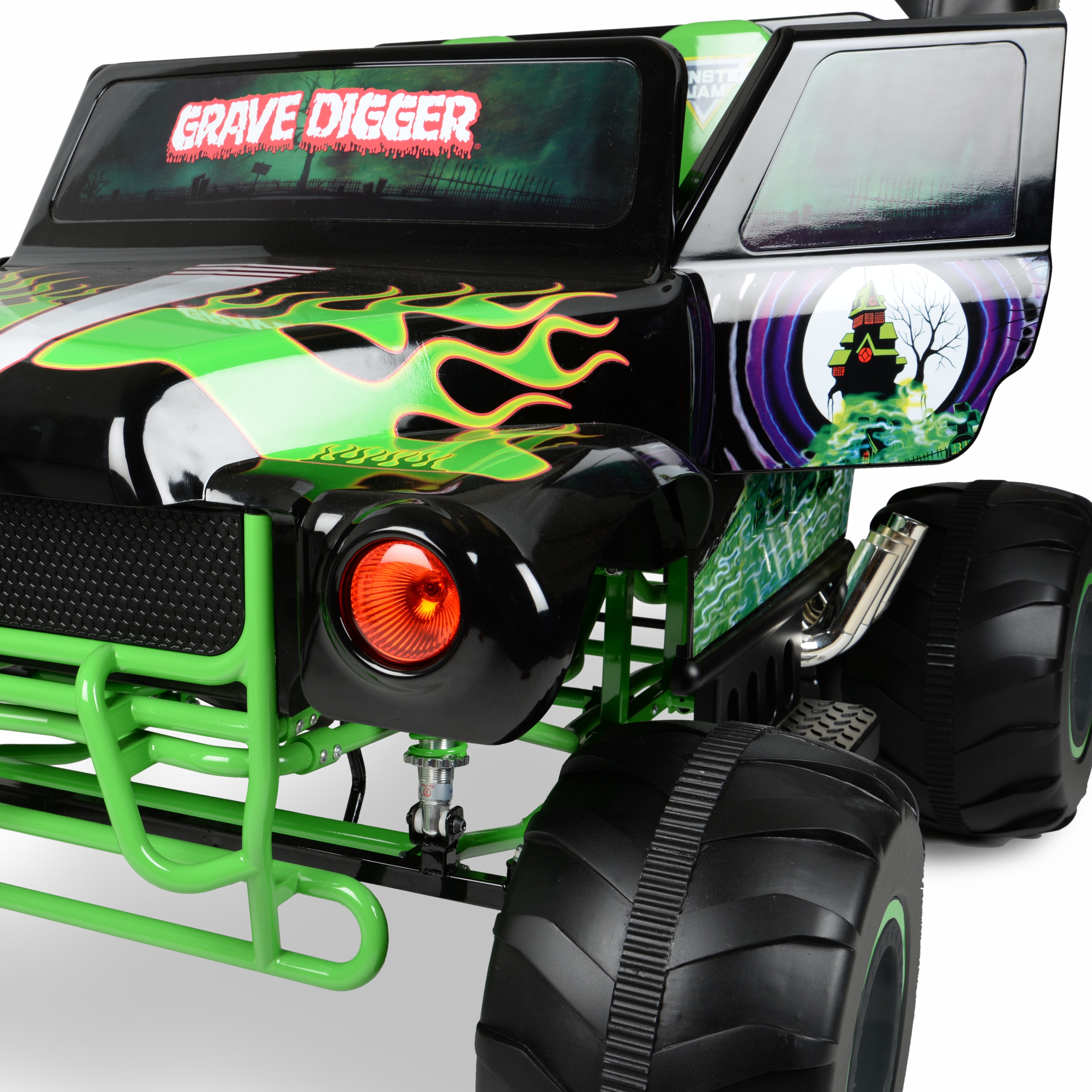 grave digger ride on 24v