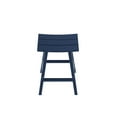 thumbnail image 6 of GARDEN 29" Inches Adirondack Plastic Outdoor Bar Stools (Set of 2), Navy Blue, 6 of 7