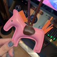 thumbnail image 1 of Ada Home Nuevo Estilo Angel Horse Cute Borla Clásico Pony Colgante Europeo Americano Moda Bolsa Hombres Mujeres Coche Accesorios De Gao Jiahui unisex, 1 of 2