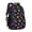 Bulldog Black Pattern, variant on Bulldog Black Pattern Cute School Backpack Bag with Padded Back and Adjustable Shoulder Straps 16.9 X 12.6 X 5.9 Inches