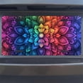 thumbnail image 7 of Colorful Mandala Funny Personalized License Plate Rust-proof Stainless Steel Metal License Plate Suitable For Men And Women 12.2" x 6.2", 7 of 7