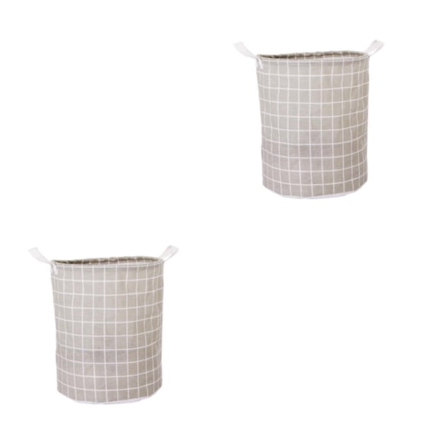 Cesto de Almacenamiento Monstrate Multiusos para Ropa Sucia Negro Beige