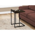 thumbnail image 5 of Accent Table C-shaped End Side Snack Living Room Bedroom Metal Brown, 5 of 11