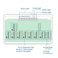 thumbnail image 2 of 5/8 Zone Central Heating Controller Floor Hot Water System Pump Valve Actuator 8, 2 of 8