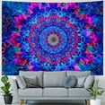 thumbnail image 4 of PRATYUS   Mandala Tapestry  Psychedelic Boho Tapestry Colorful Backdrop Bohemian Room Decor  Hippie Wall Posters for Bedroom Painting, 4 of 6