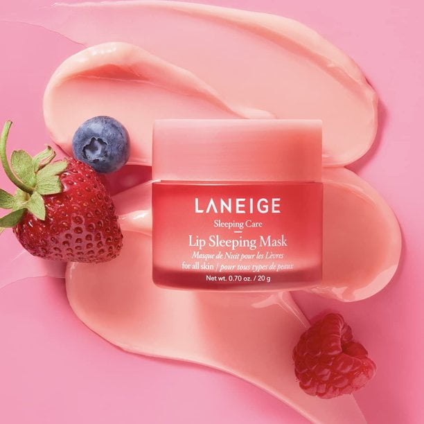 Risewill Laneige Berry Lip Sleeping Mask，Strawberry Lip Mask Sample
