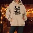 thumbnail image 4 of Fall For Jesus He Never Leaves Hoodies for Women 2025 Thanksgiving Funny Christian Graphic Sweatshirt Pullover Tops, 4 of 5