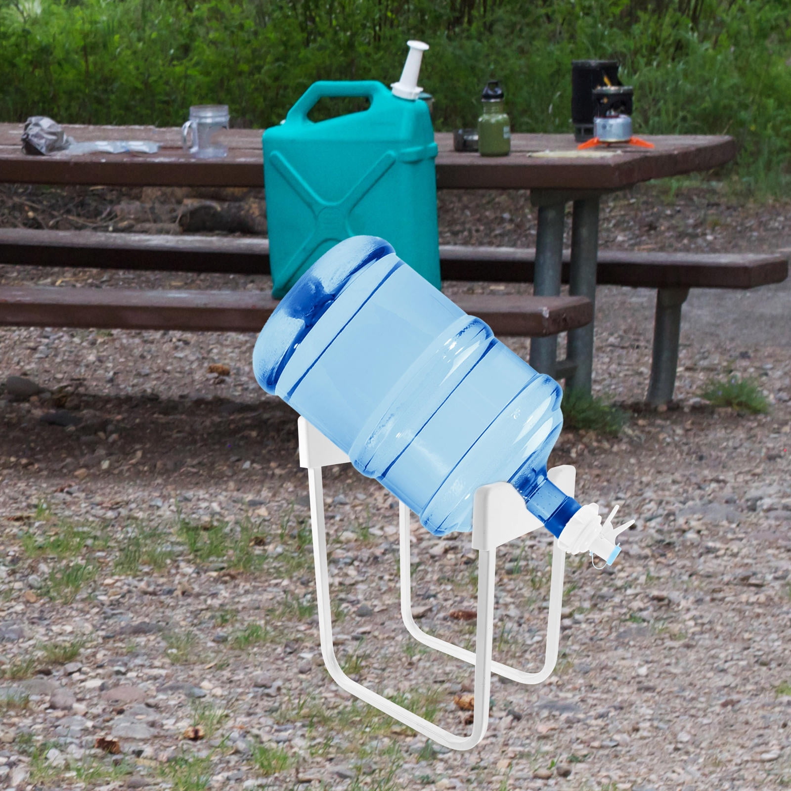 Mobutofu Healthy Drinking Water Jug Holder Water Jug Holder Plastic 1 Set For Home Use
