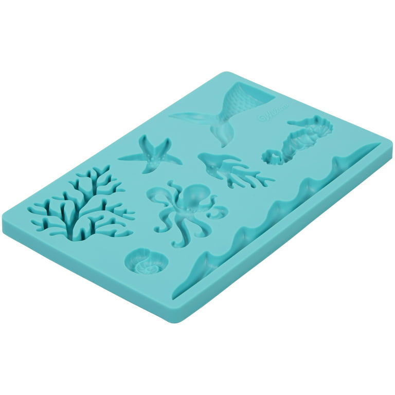 Wilton Flower and Leaf Fondant and Gum Paste Silicone Mold, 11-Cavity