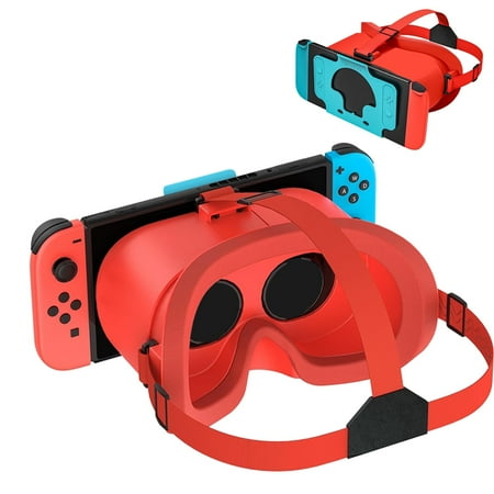 Rechale VR Headset for Nintendo Switch & Switch OLED, Virtual Reality Glasses with Adjustable HD Lenses and Comfortable Head Strap, Labo VR Kit 3D Goggles for Switch Accessories