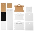 thumbnail image 2 of 50pcs Earring Paperboard Hairpin Necklace Display Cards Holder Bulk Paper Bracelet Packaging Cardboard For Diy Jewelry Making 8Fit Bracelet, 2 of 6