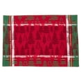 thumbnail image 2 of Fennco Styles Christmas Tree Plaid Design 100% Cotton Placemats 13 x 19 Inch, Set of 4 - Red Table Mats for Home, Holiday, Family Gathering and Special Ocassion, 2 of 3