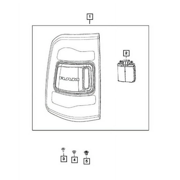 New Genuine Mopar Pin Push OE 6512734AA