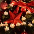 thumbnail image 4 of 12Pcs LED Flickering Tealight Candle Attachable Clip Dinner Desktop Accessories, 4 of 21