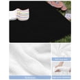 thumbnail image 6 of Black Beach Towels Oversized Super Absorbent, Solid Color Farmhouse Black Lightweight Bath Towel Quick Dry Sets For Bathroom/Pool/Rv Camping/Beach Play/Gym Room/Picnic 31"x62", 6 of 8