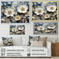 thumbnail image 4 of Designart "Simplistic Buttercups On Azure Canvas I" Buttercups Floater Framed Canvas Prints, 4 of 5