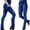 Blue, variant on Pink Sweatpants for Women Pants Slim Tight Warm Pants Fashionable Outdoor Slim Fit Stretch Pocket Decorated Pencil Pants Womens Joggers Pants Cotton